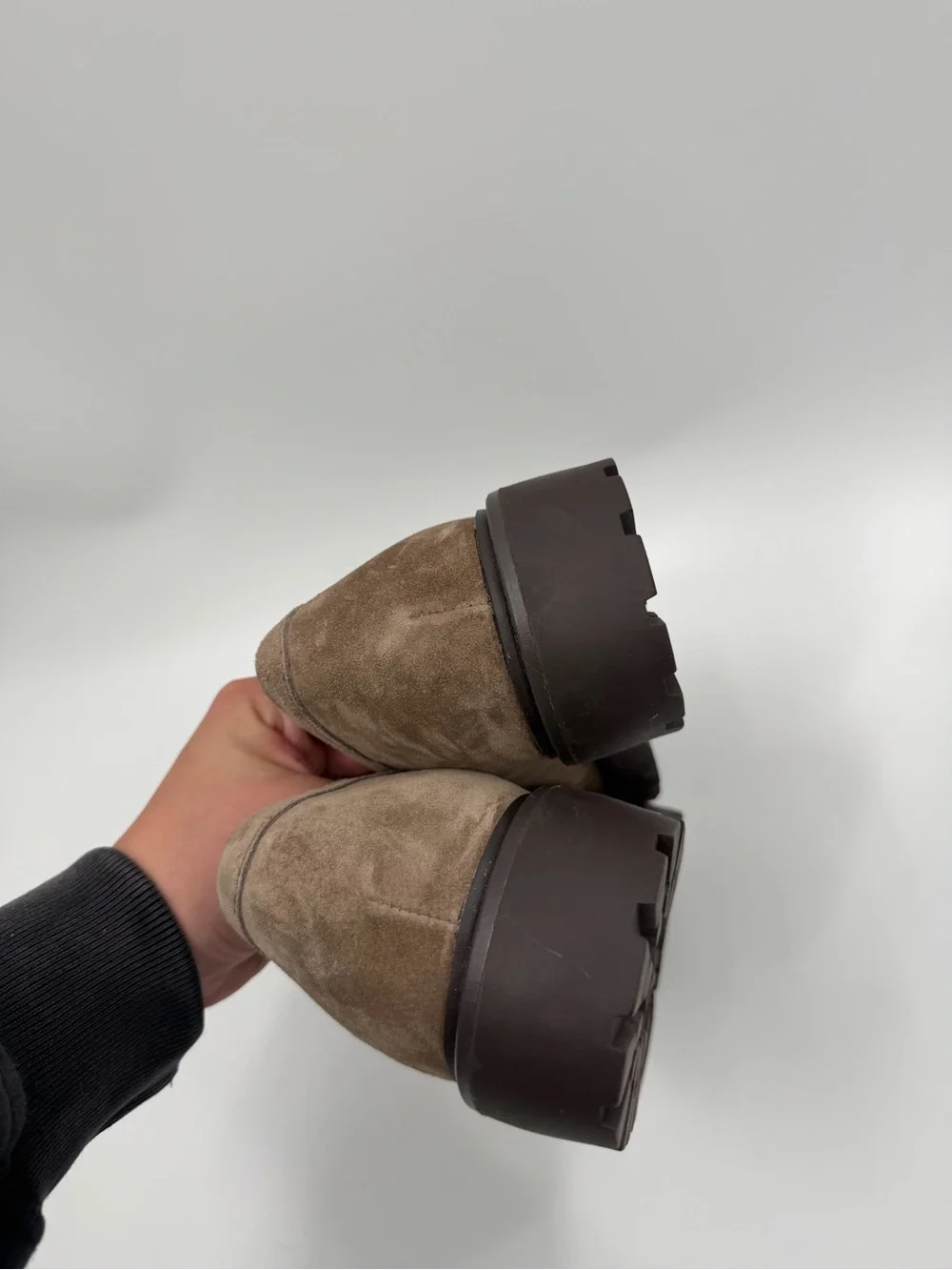 Vince Delmore Suede Lug Sole Loafer